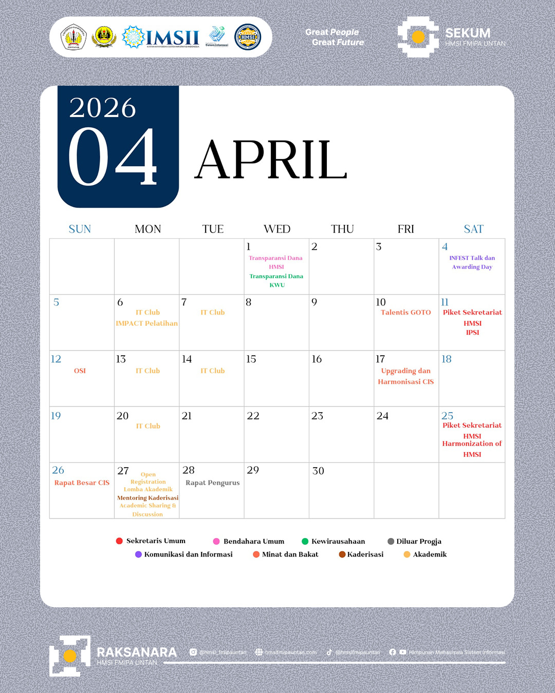 Kalender April