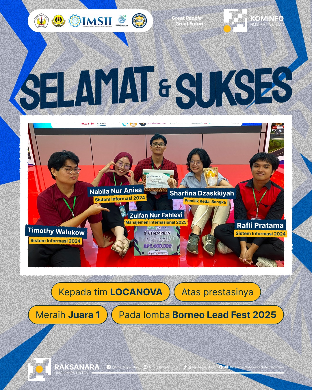 Selamat Sukses Locanova